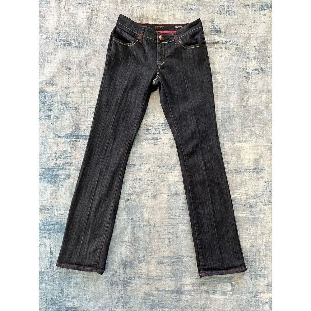 Rocawear Dark Wash Simone Straight Leg Jeans Junior's Size 7